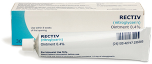 RECTIV ointment - for the treatment of moderate to severe pain associated with chronic anal fissure